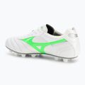 Мъжки футболни обувки Mizuno Morelia II Elite Md white/neon green/galaxy silver 3