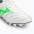 Мъжки футболни обувки Mizuno Morelia II Elite Md white/neon green/galaxy silver 7