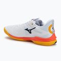 Мъжки обувки за тенис Mizuno Wave Exceed Tour 6 AC white/fiery coral 2/citrus 3