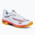 Mizuno Wave Exceed Tour 6 CC обувки за тенис бяло/баритоново синьо/огнено коралово 2