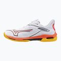 Mizuno Wave Exceed Tour 6 CC обувки за тенис бяло/баритоново синьо/огнено коралово 2