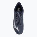 Mizuno Wave Exceed Court CC обувки за тенис odyssey сиво/бяло/син гранит 5