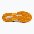 Детски обувки за тенис Mizuno Break Shot 5 Jr CC white/calypso coral/citrus 4