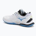 Mizuno Wave Fang 2 обувки за бадминтон бяло/розова тетра/всички в чужбина 3