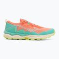 Дамски обувки за бягане Mizuno Wave Daichi 9 fresh salmon/white/sharp green 2