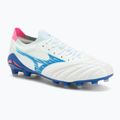 Мъжки футболни обувки Mizuno Morelia Neo IV Β Elite MD white/tanager turquoise/pink tetra