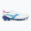 Мъжки футболни обувки Mizuno Morelia Neo IV Β Elite MD white/tanager turquoise/pink tetra 2