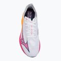 Обувки за бягане Mizuno Wave Rebellion Pro 3 бяло/розово тетра/оранжево 5