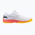 Обувки за волейбол Mizuno Thunder Blade Z white/fiery coral 2/citrus 2