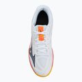 Обувки за волейбол Mizuno Thunder Blade Z white/fiery coral 2/citrus 4