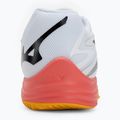 Обувки за волейбол Mizuno Thunder Blade Z white/fiery coral 2/citrus 6