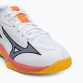 Обувки за волейбол Mizuno Thunder Blade Z white/fiery coral 2/citrus 7