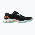 Mizuno Wave Lightning Z8 обувки за волейбол черни/танджело/ледено зелени 2