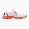 Mizuno Wave Lightning Z8 бели/огнено коралови 2/цитрусови обувки за волейбол 2