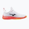 Mizuno Wave Luminous 3 бели/огнено коралови 2/цитрусови обувки за волейбол 2