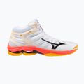 Обувки за волейбол Mizuno Wave Voltage 2 Mid white/fiery coral 2/citrus