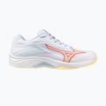 Дамски обувки за волейбол Mizuno Thunder Blade Z white/calypso coral/pale banan