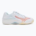 Дамски обувки за волейбол Mizuno Thunder Blade Z white/calypso coral/pale banan 2