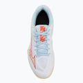 Дамски обувки за волейбол Mizuno Thunder Blade Z white/calypso coral/pale banan 5