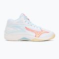 Дамски обувки за волейбол Mizuno Thunder Blade Z Mid white/calypso coral/pale banan 2
