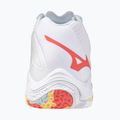 Дамски обувки за волейбол Mizuno Wave Lightning Z8 Mid white/calypso coral/pale banan 3