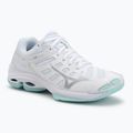 Дамски обувки за волейбол Mizuno Wave Voltage 2 white/blue tint