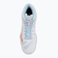 Дамски обувки за волейбол Mizuno Wave Voltage 2 Mid white/calypso coral/pale banan 5