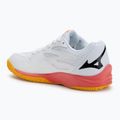 Детски обувки за волейбол Mizuno Lightning Star Z7 white/fiery coral 2/citrus 3