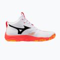 Обувки за волейбол Mizuno Wave Momentum Elite Mid white/fiery coral 2/citrus 9