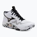 Обувки за волейбол Mizuno Wave Momentum Elite Mid white/black/ge gold