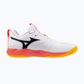 Обувки за волейбол Mizuno Wave Momentum Pro white/fiery coral 2/citrus 2