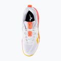 Обувки за волейбол Mizuno Wave Momentum Pro white/fiery coral 2/citrus 5