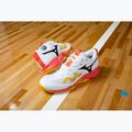 Обувки за волейбол Mizuno Wave Momentum Pro white/fiery coral 2/citrus 7