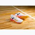 Обувки за волейбол Mizuno Wave Momentum Pro white/fiery coral 2/citrus 8