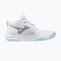 Дамски обувки за волейбол  Mizuno Wave Momentum Elite Mid white/blue tint 2