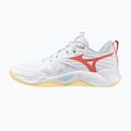 Дамски обувки за волейбол Mizuno Wave Momentum Pro white/calypso coral/pale banan 2
