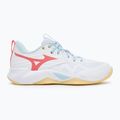 Дамски обувки за волейбол Mizuno Wave Momentum Pro white/calypso coral/pale banan 2