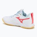 Дамски обувки за волейбол Mizuno Wave Momentum Pro white/calypso coral/pale banan 3