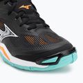 Обувки за хандбал Mizuno Wave Stealth 6 black/tangelo/ice green 7