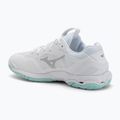 Дамски обувки за хандбал Mizuno Wave Stealth 6 white/blue tint 3