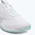 Дамски обувки за хандбал Mizuno Wave Stealth 6 white/blue tint 7