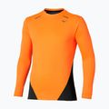 Мъжка блуза с дълъг ръкав за бягане Mizuno Tech Thermal Charge tangelo 3