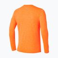 Мъжка тениска Mizuno Core Impulse Half Zip Tee tangelo running longsleeve 2
