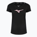 Дамска тениска за бягане Mizuno Core Runbird Tee black/mauve
