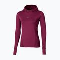 Дамски суитшърт за бягане Mizuno Active Warm Hooded dark purple