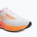 Мъжки обувки за бягане Mizuno Wave Rider 28 white/tang orange/pink tetra 7