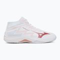 Дамски волейболни обувки Mizuno Lightning Select Mid white/rose elegance/lava falls 2