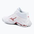 Дамски волейболни обувки Mizuno Wave Lightning Elite Mid white/rose elegance/lava falls 3