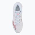 Дамски волейболни обувки Mizuno Wave Lightning Elite Mid white/rose elegance/lava falls 5