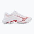 Дамски волейболни обувки Mizuno Wave Lightning Elite white/rose elegance/lava falls 2